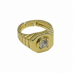 Anello Pietra Bianca - Sfondo Bianco