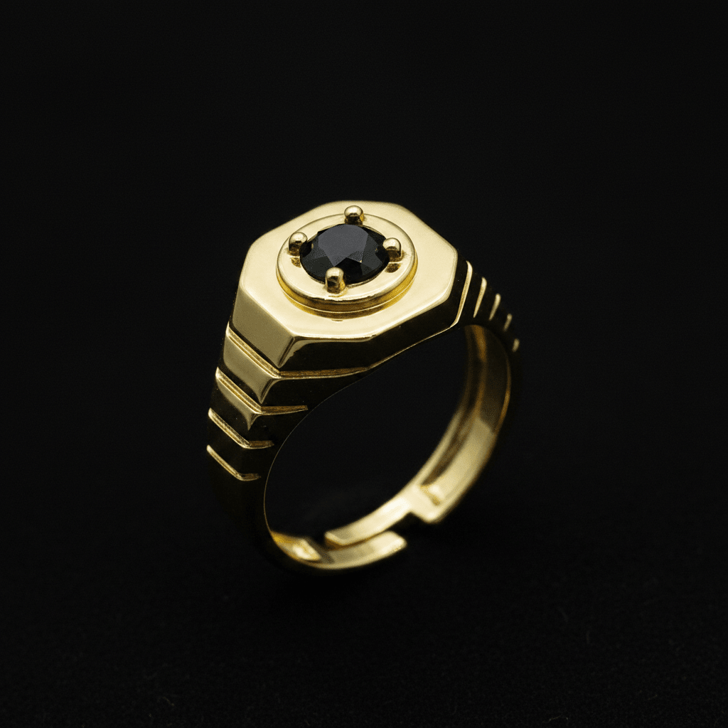 Anello Pietra Nera - Dettaglio