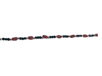 Bracciale Donna in Argento 925 con Pietre nere e Pietre Rosse