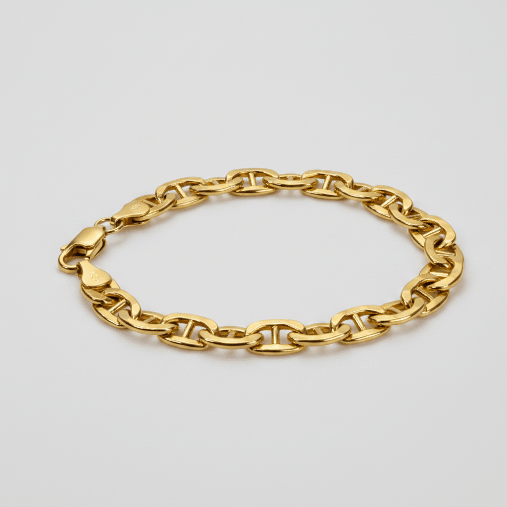 Angolo alternativo - Bracciale Figaro Oro