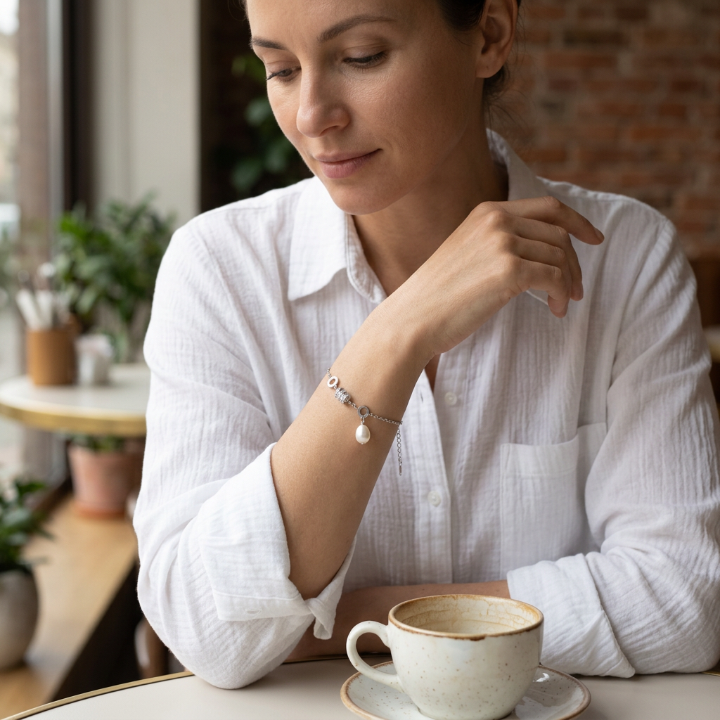 Bracciale indossato in una scena lifestyle