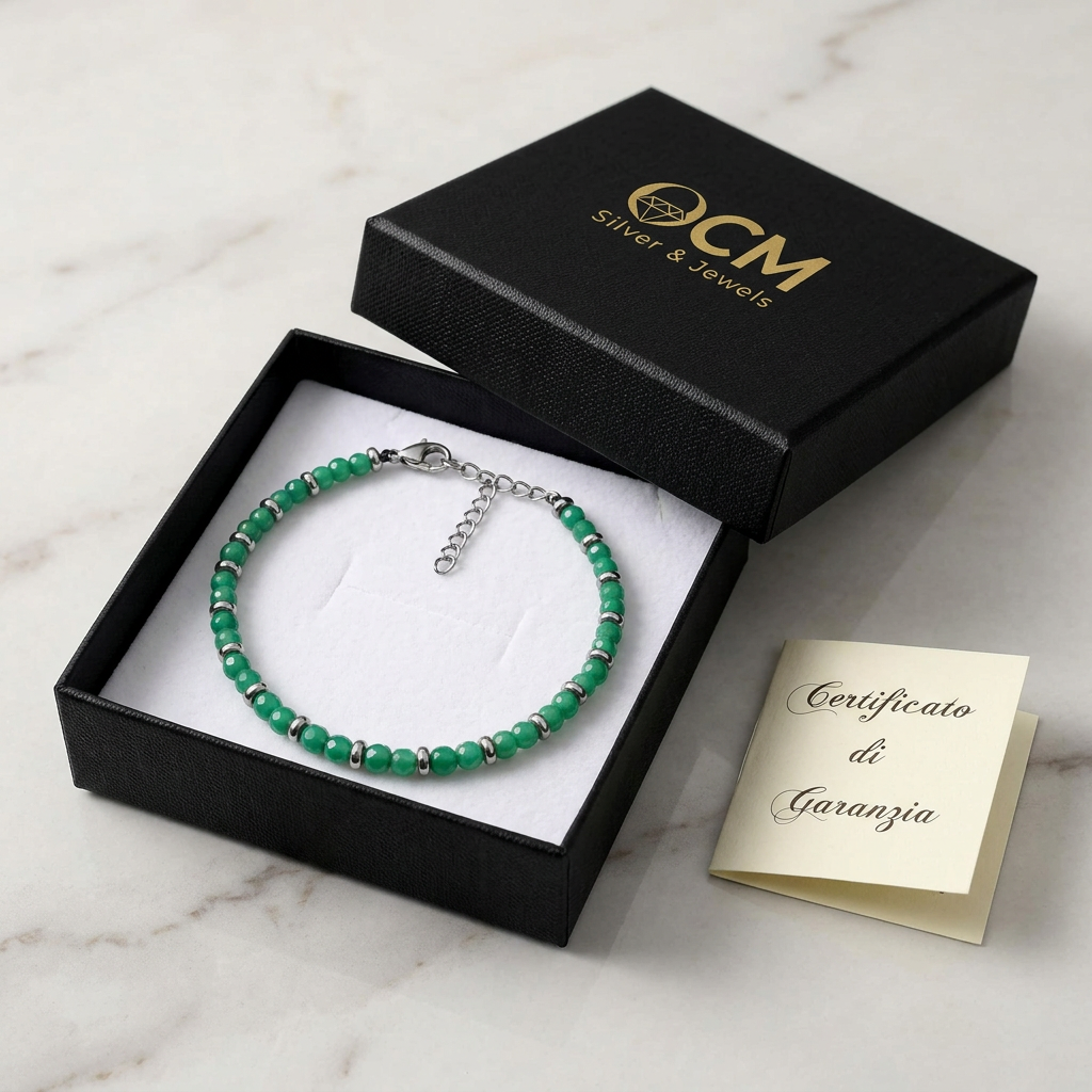 Bracciale nel cofanetto CM Silver & Jewels con il tuo certificato
