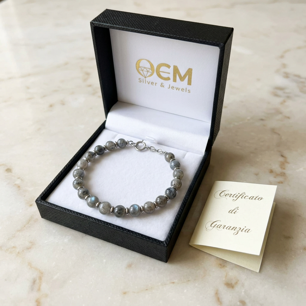 Bracciale nel cofanetto CM Silver & Jewels con il tuo certificato