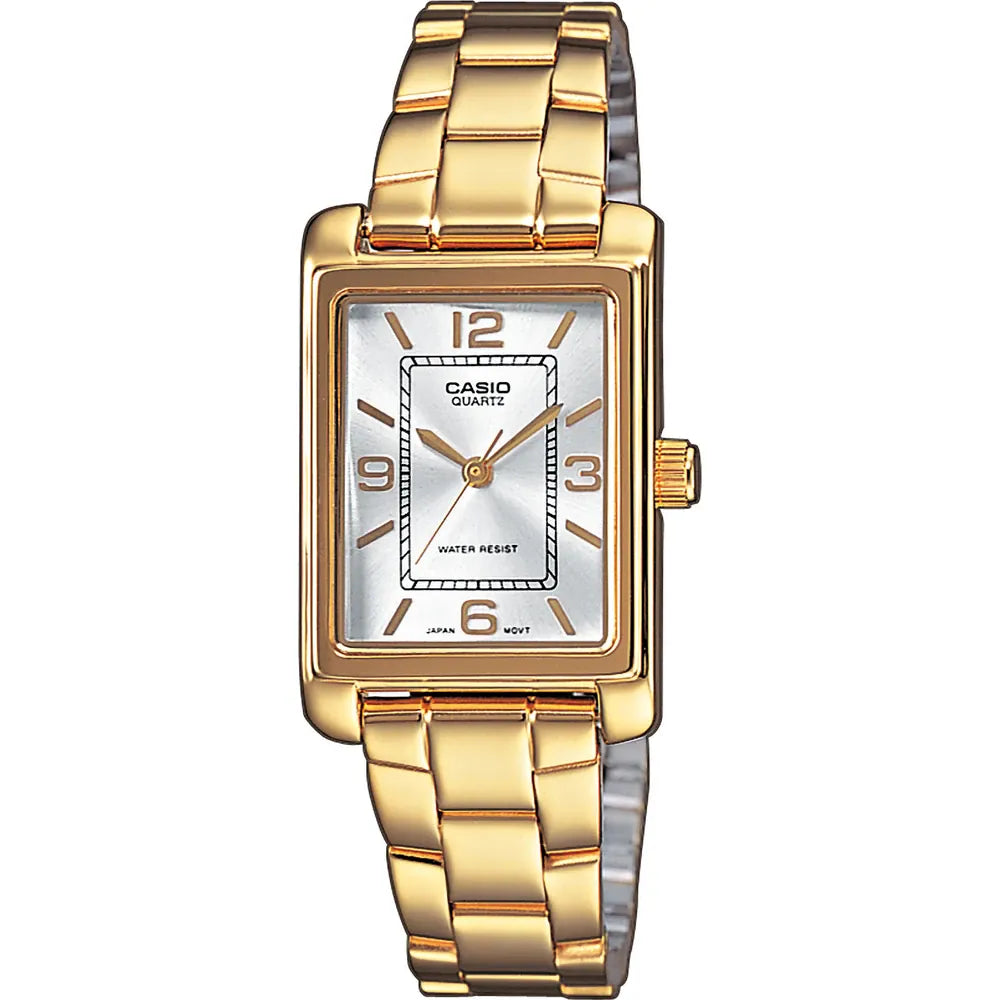 Casio Timeless Watch LTP-B166G-9AVEF – Quartz Women's Gold Steel | CM Silver Jewels
