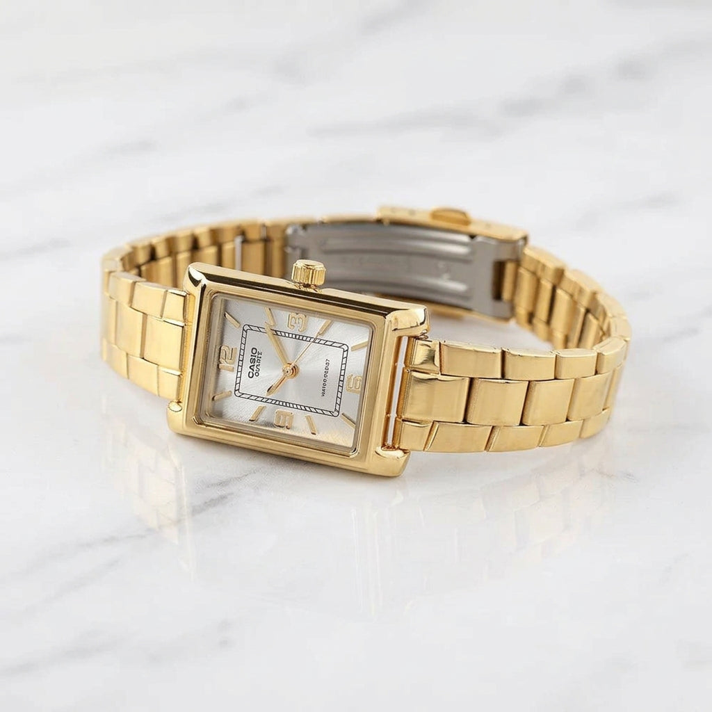 Casio Timeless Watch LTP-B166G-9AVEF – Quartz Women's Gold Steel | CM Silver Jewels