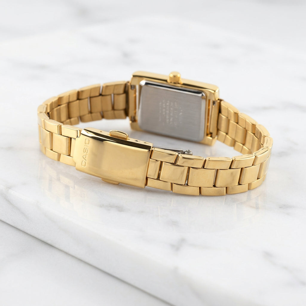 Casio Timeless Watch LTP-B166G-9AVEF – Quartz Women's Gold Steel | CM Silver Jewels