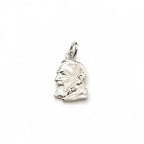 Collana Argento 925 Pop Corn con Padre Pio 40–50 cm | CM Silver Jewels