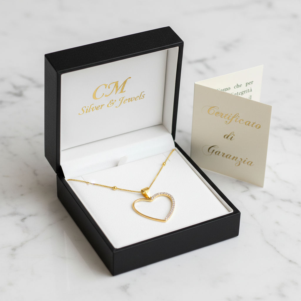 Cofanetto CM Silver & Jewels – Collana Cuore