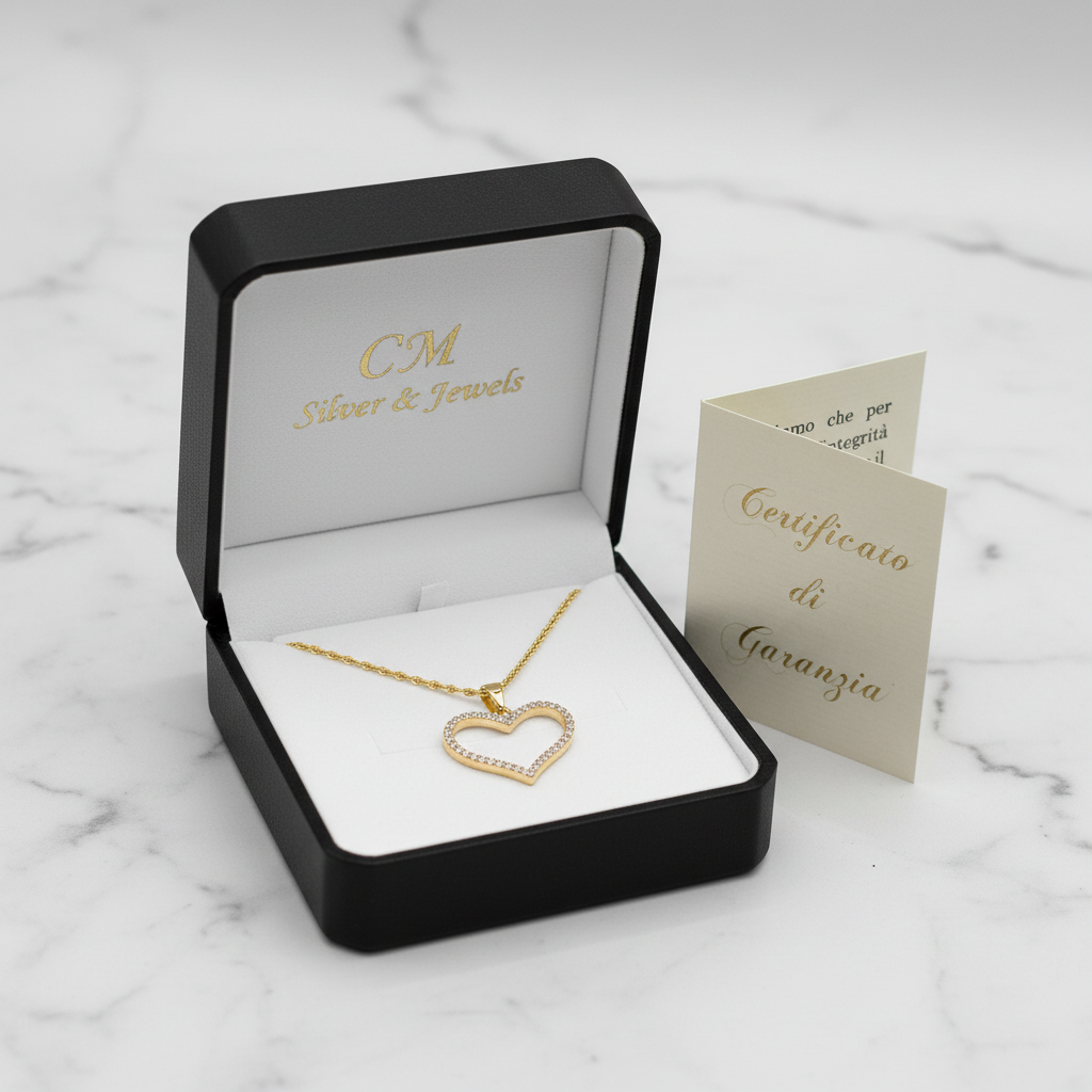 Cofanetto CM Silver & Jewels – Cuore Pavé