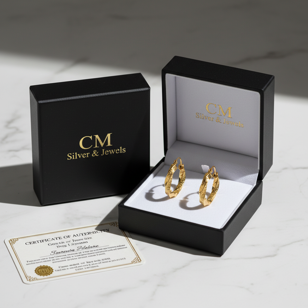 Cofanetto CM Silver Jewels – Orecchini Cerchio Oro 18k
