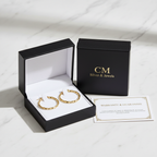 Cofanetto CM Silver & Jewels - orecchini torchon oro 18k
