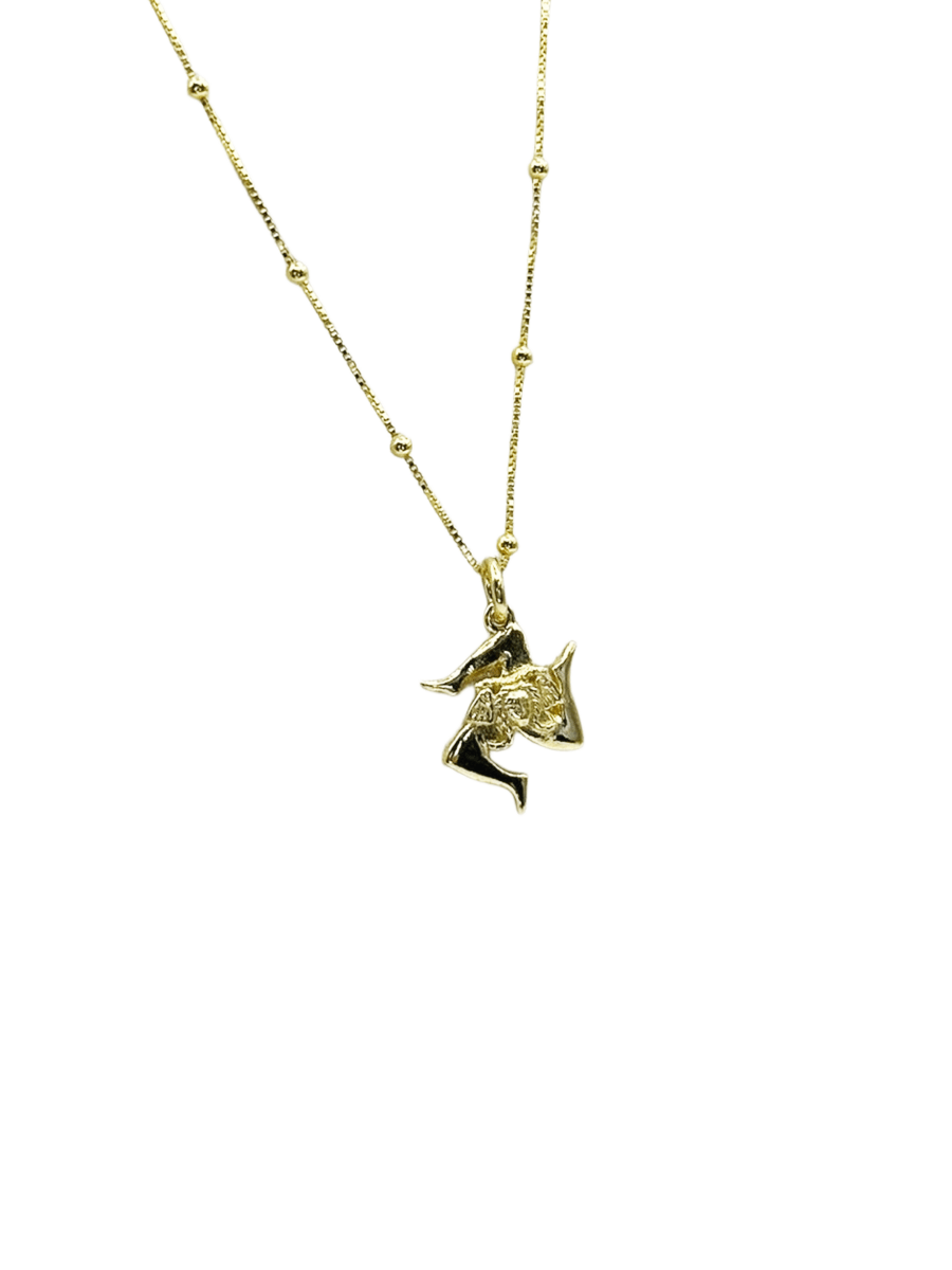 Collana con Pendente Trinacria in Argento 925 - Gioielleria CM SILVER & JEWELS