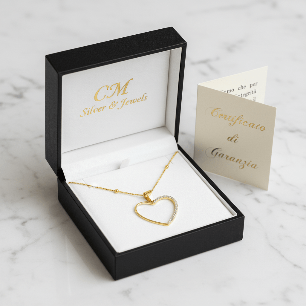 Cofanetto CM Silver & Jewels – Collana Cuore