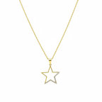 Hero Shot – Collana Stella Brillante Placcato Oro