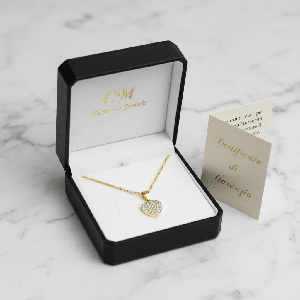 Cofanetto – Cuore Piatto Zirconi