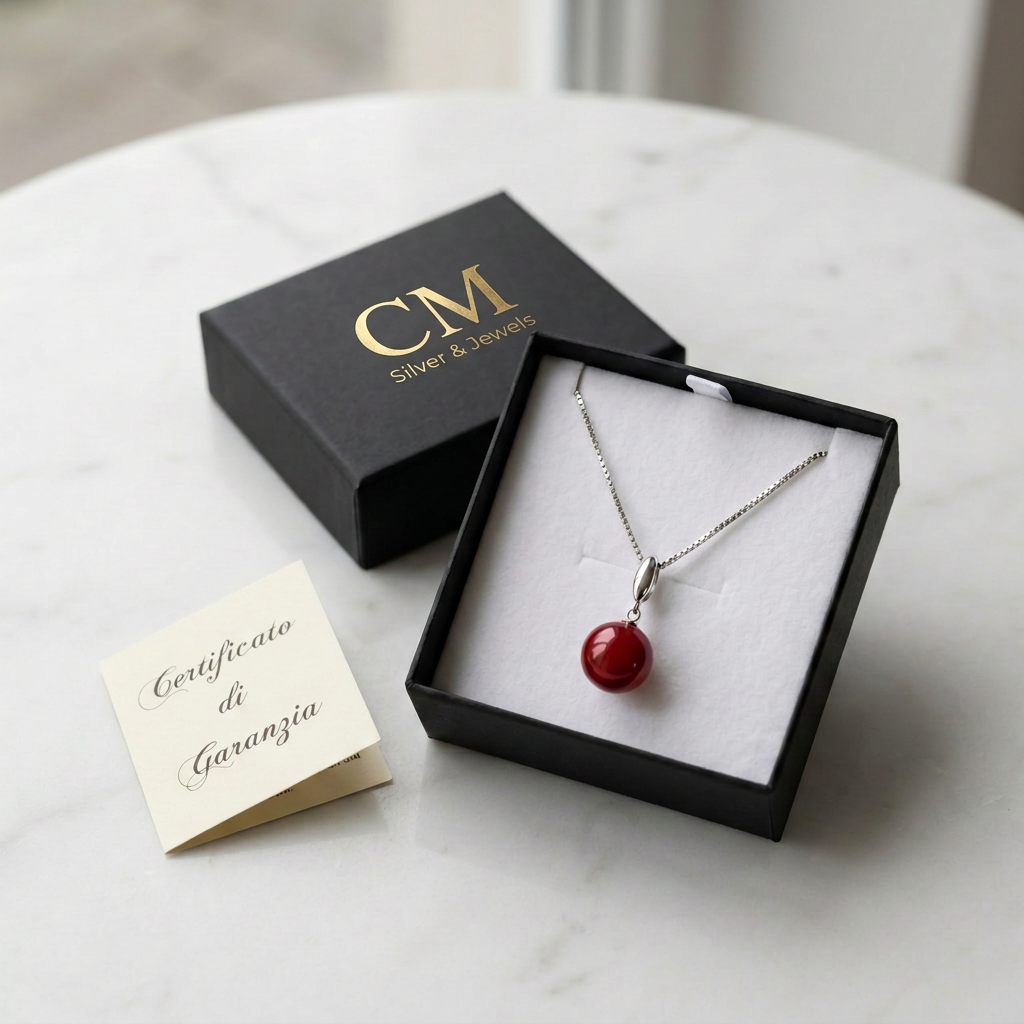 Confezione con logo CM e sotto Silver & Jewels