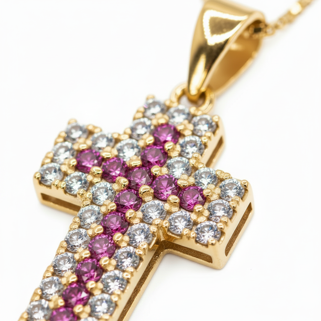 Detail – Macro Zirconi Fucsia