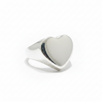 Anello Cuore in Argento 925 – Misura Regolabile | CM Silver Jewels