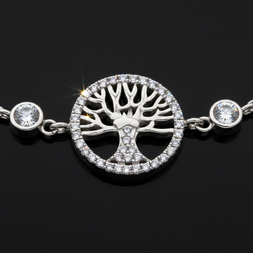 Detail Shot - Bracciale Albero della Vita macro