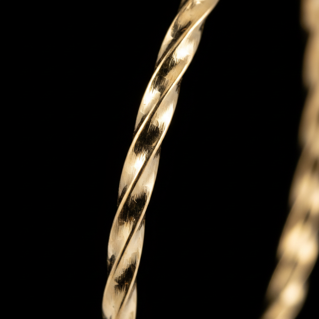 Detail Shot – Spirale diamantata macro