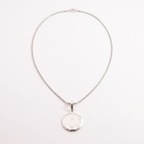 Hero della collana in argento 925 con ciondolo San Gabriele e catena veneziana