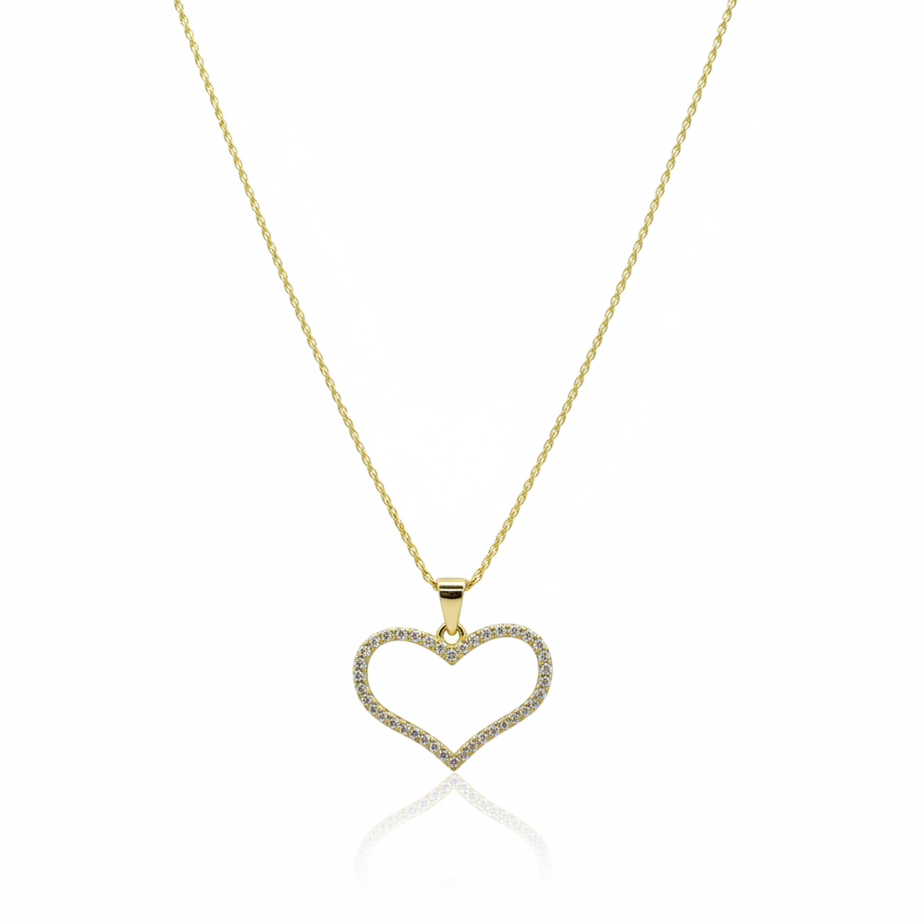 Hero Shot – Collana Cuore Pavé