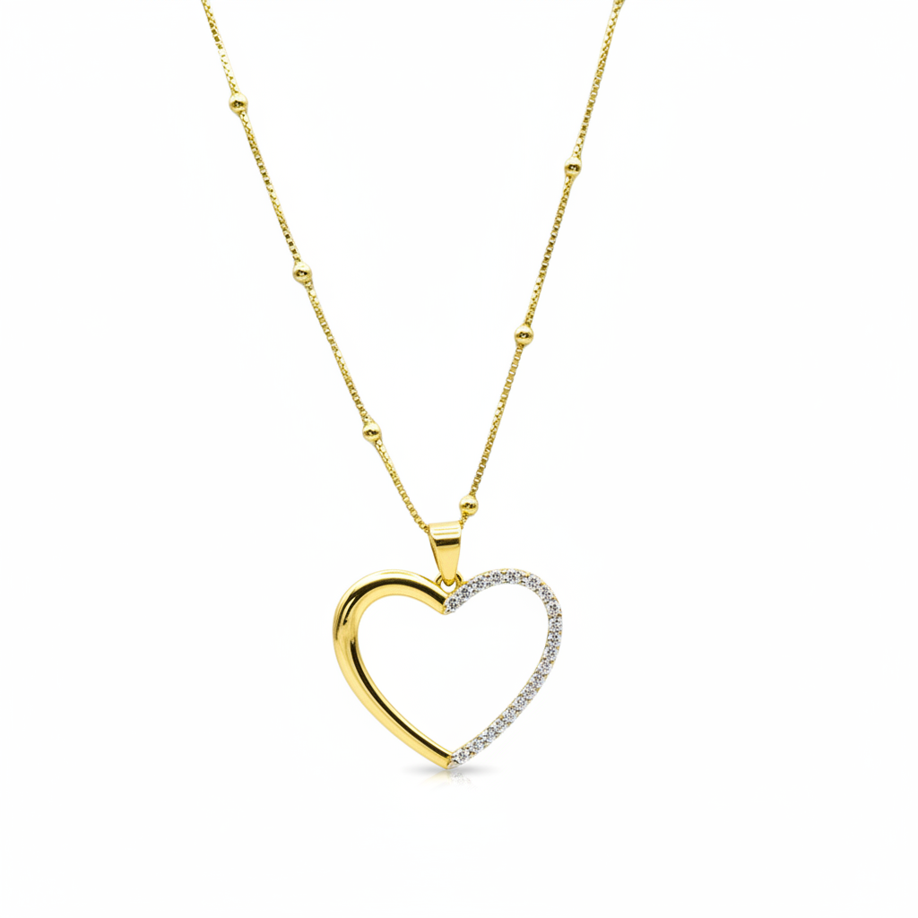Hero Shot – Collana Cuore Zirconi
