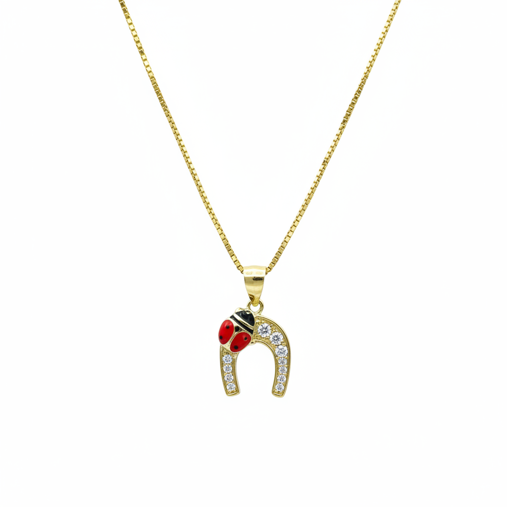 Hero Shot – Collana Ferro di Cavallo e Coccinella