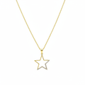 Hero Shot – Collana Stella Brillante Placcato Oro