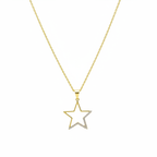 Hero Shot – Collana Stella Brillante Placcato Oro