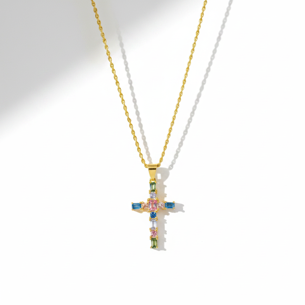 Hero Shot – Croce Zirconi Multicolore