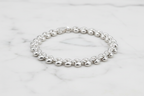 Bracciale argento 925 maglia cuore – dettaglio chiusura moschettone e spessore 7mm – CM Silver Jewels