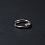 Anello Nodo in Argento 925 – Misura Regolabile | CM Silver Jewels