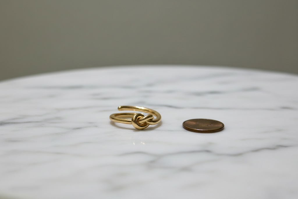 Anello Nodo in Argento 925 – Misura Regolabile | CM Silver Jewels