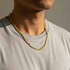 Lifestyle - Collana oro 18k indossata
