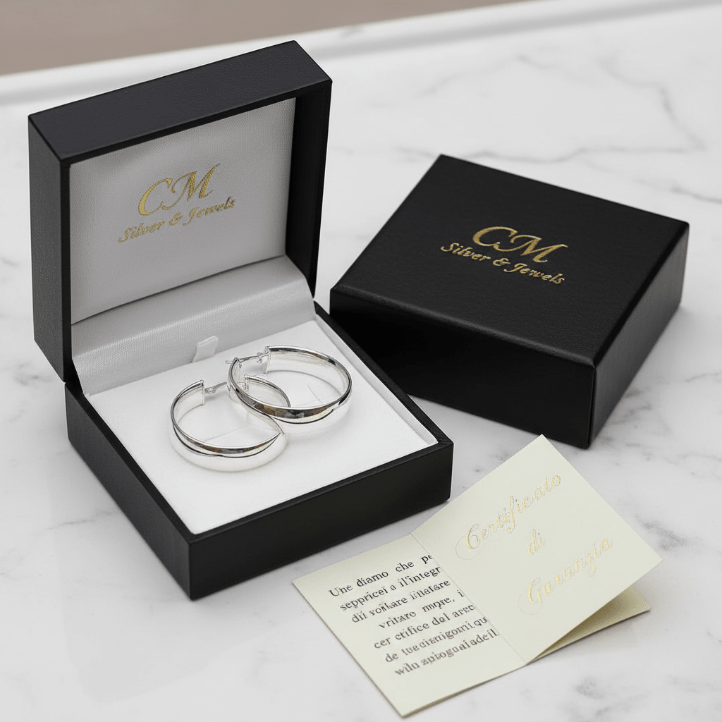 Cofanetto CM Silver & Jewels – Orecchini Cerchio