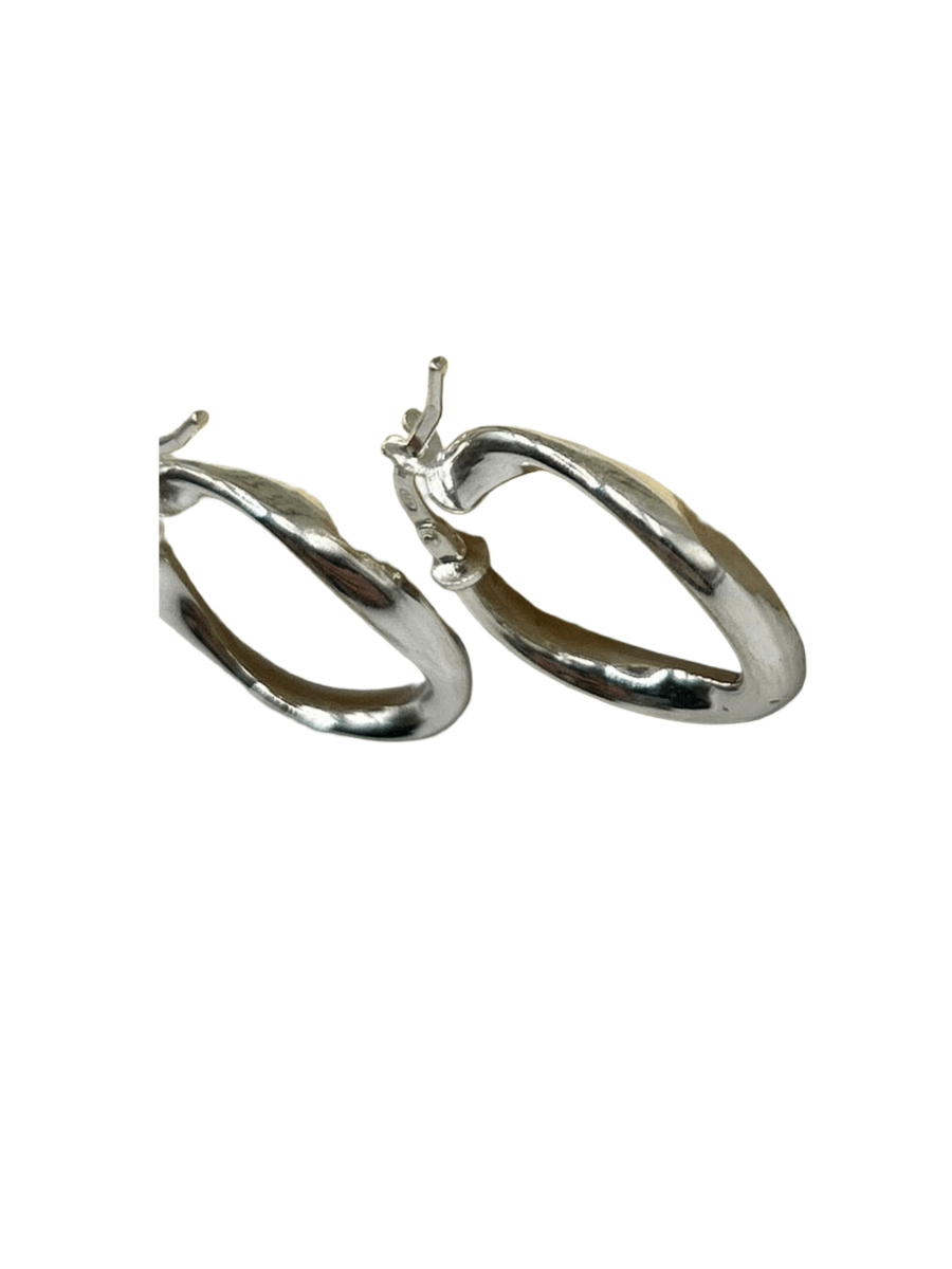 Orecchini a Cerchio in Argento 925 Placcato Oro Giallo – 2 cm | Eleganti e Luminosi - CM Silver Jewels