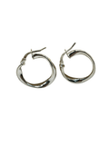 Orecchini a Cerchio in Argento 925 Placcato Oro Giallo – 2 cm | Eleganti e Luminosi - CM Silver Jewels