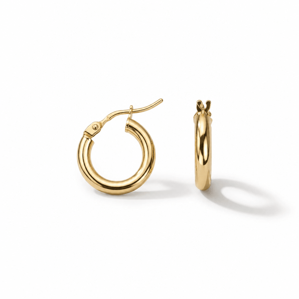 orecchini  cerchio in oro 18 k (750)