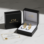 Cofanetto CM Silver Jewels – Orecchini Cerchio Oro 18k