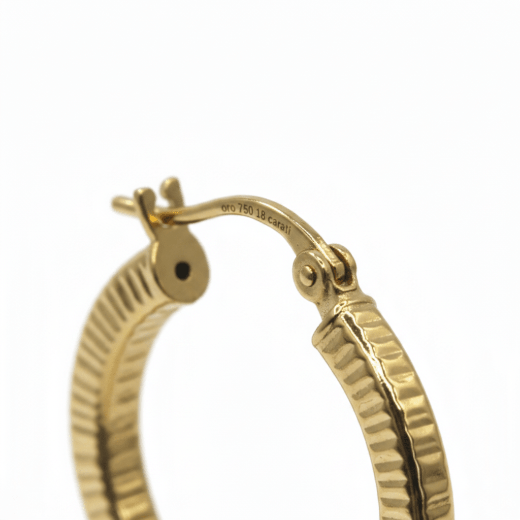 Detail shot - lavorazione diamantata oro 750