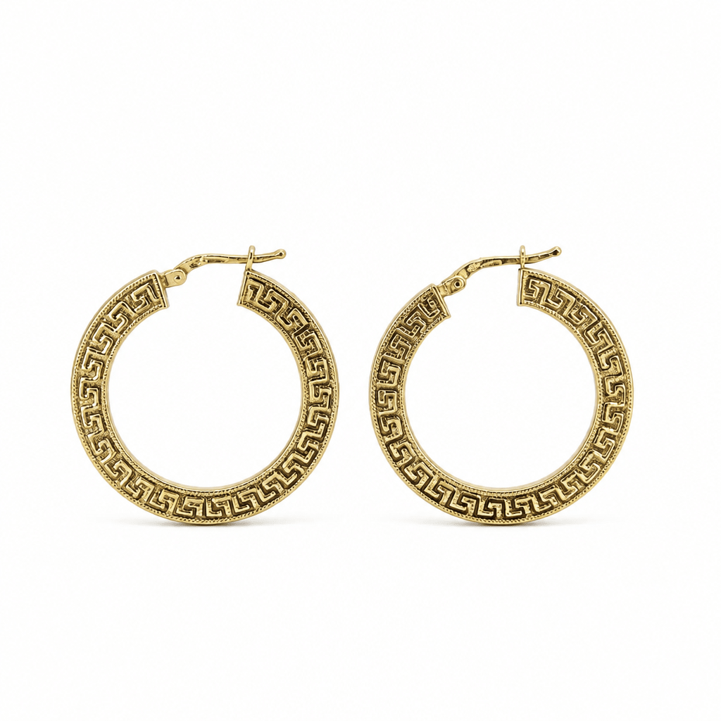 hero orrecchini greca in oro 18 kt