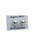 Orecchini Donna in Argento 925 con Perla Argentata