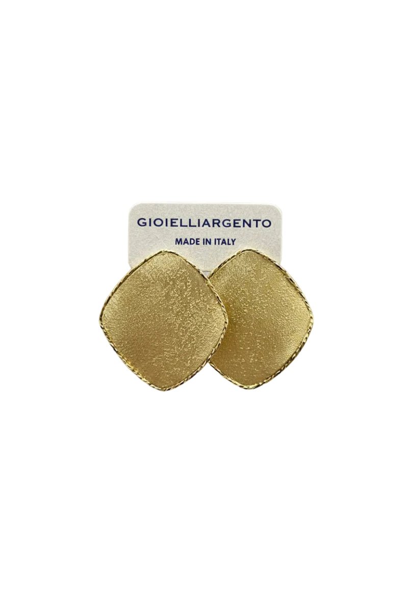 orecchini in argento dorati unici