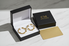 Orecchini Tortile Oro 18k – Cofanetto
