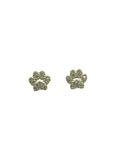 Orecchini Zampa in Argento 925 Placcato Oro con Zirconi - CM Silver Jewels