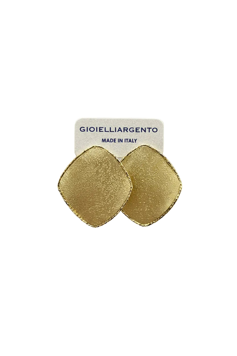 orecchini in argento dorati unici
