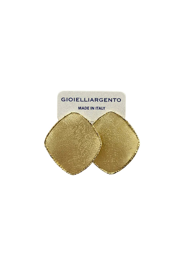 orecchini in argento dorati unici