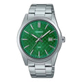 OROLOGIO CASIOMTP-VD03D-3A1UDF Uomo acciaio Quadrante VERDE 41mm con Data - Gioielleria CM SILVER & JEWELS