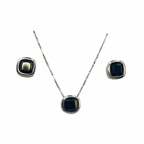 Hero Shot – Parure Pietra Nera Argento 925